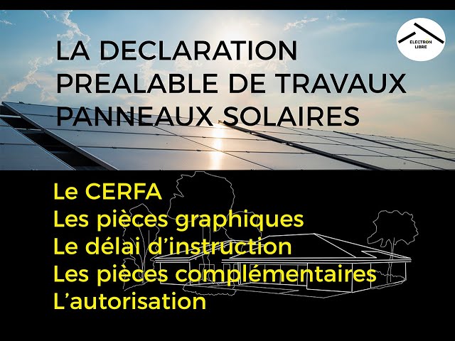 découvrez les étapes essentielles pour la déclaration de vos panneaux photovoltaïques. informez-vous sur les démarches administratives, les avantages fiscaux et les obligations à respecter pour optimiser votre installation solaire.