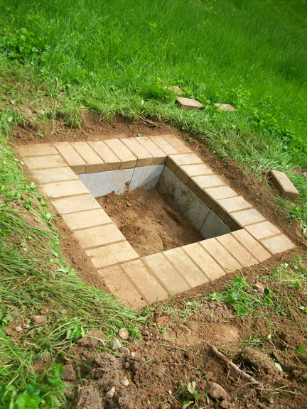 Brasero en parpaings : une construction facile et pas chère