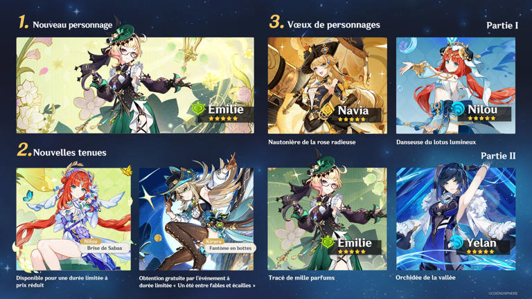 Codes des gemmes Primo dans Genshin Impact – Édition de Mars 2025 pour la version 5.5