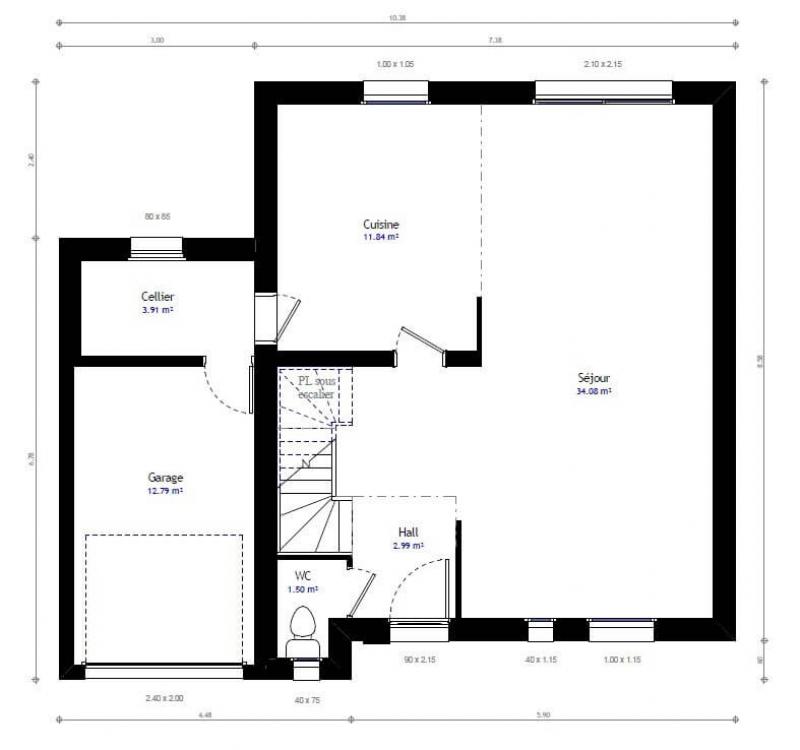 Plan petite maison 50 m² : aménagement et construction optimisés