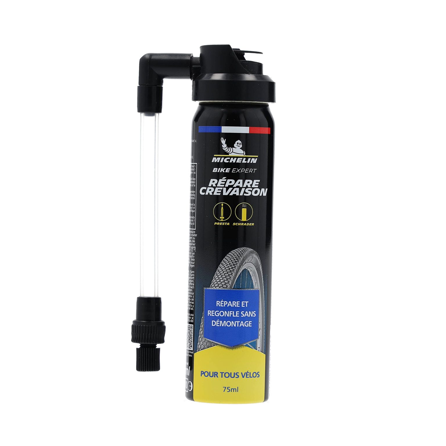 Bombe Anti-Crevaison IPONE SOS Tyre 200 Ml - Répare Et Regonfle Pneu Moto En 10 Secondes - Tous Types Pneus