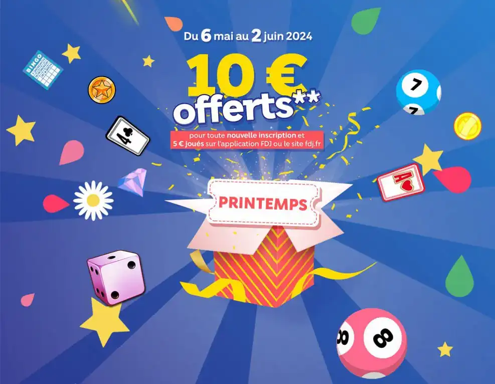 FDJ : Profitez de 10 € de bonus exclusif grâce à ce code promo !