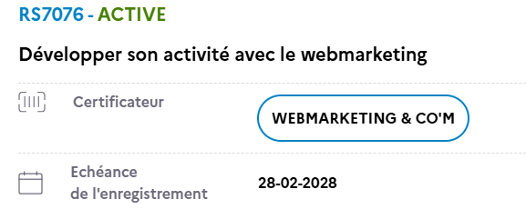 ▷ Up&Co’m Certification : découvrez la marque innovante dédiée au Webmarketing & communication